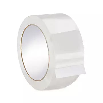 Clear Packing Tape, 2" x 110 yd (Case of 20 Rolls)